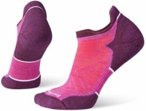 Smartwool W RUN TARGETED CUSHION LOW ANKLE SOCKS meadow mauve Velikost: S