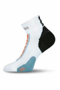 Lasting CKL 001 bílé cyklo ponožky Velikost: (46-49) XL