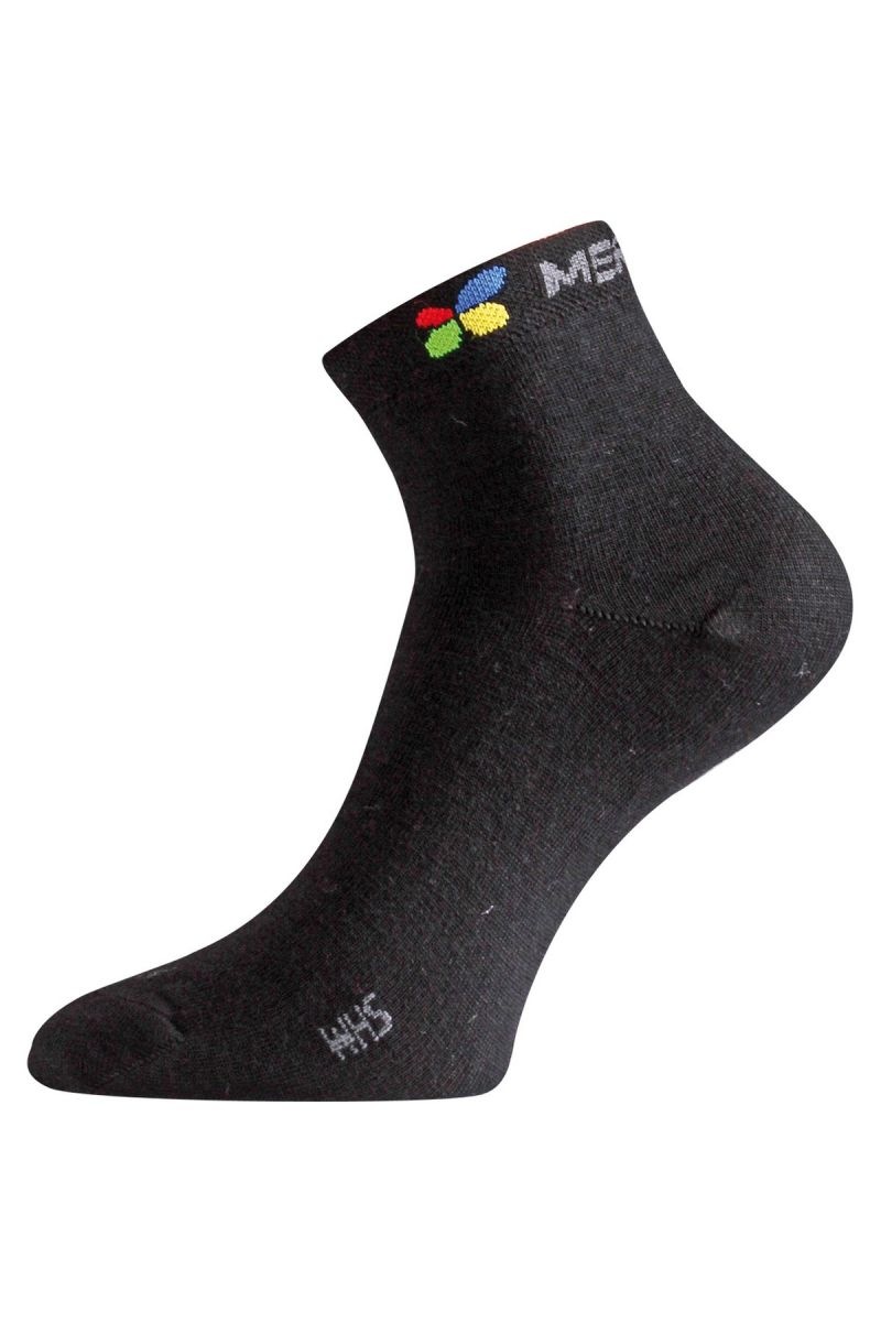Lasting WHS 988 černé ponožky z merino vlny Velikost: (46-49) XL