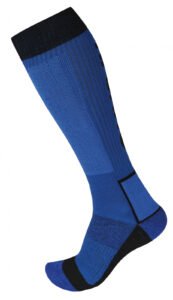 Husky Ponožky Snow Wool modrá/černá Velikost: XL (45-48)