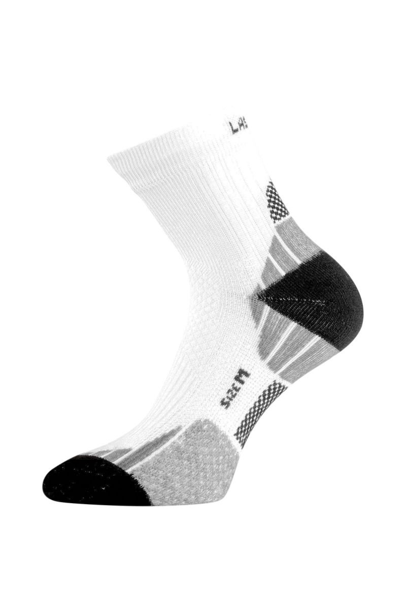 Lasting ATL ponožky pro aktivní sport 009 bílá Velikost: (46-49) XL