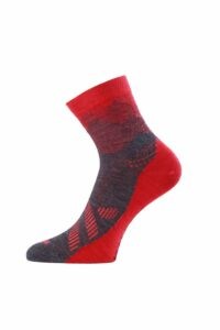 Lasting merino ponožky FWS červené Velikost: (38-41) M