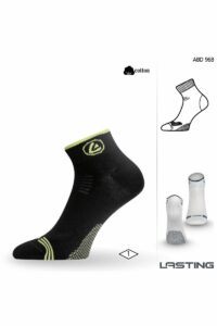 Lasting ABD ponožky pro aktivní sport 968 černá Velikost: (34-37) S