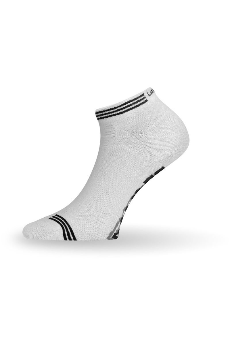 Lasting ABE bambusové ponožky 001 bílá Velikost: (38-41) M