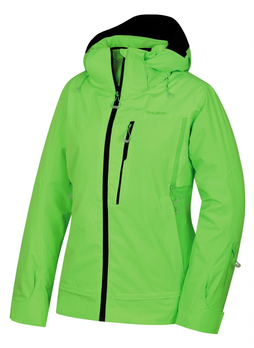 Husky Dámská lyžařská bunda   Montry L neonově zelená Velikost: L