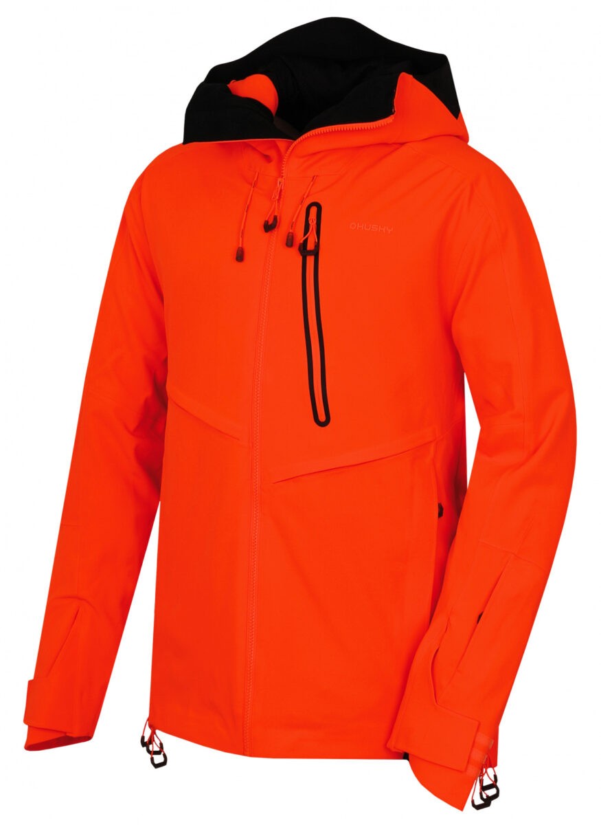 Husky Pánská lyžařská bunda   Mistral M neonově oranžová Velikost: XL