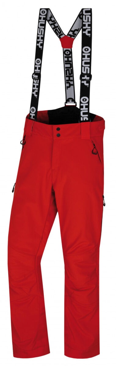 Husky Pánské lyžařské kalhoty  Galti M červená Velikost: L