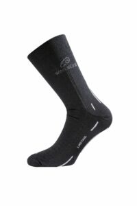 Lasting WLS 901 černá vlněná ponožka Velikost: (46-49) XL