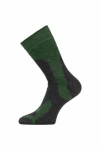 Lasting TRP 698 zelená středně silná trekingová ponožka Velikost: (46-49) XL