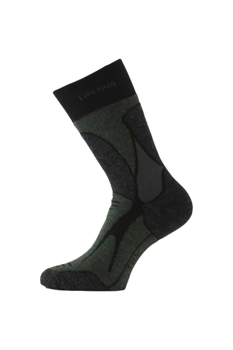 Lasting TRX 908 černá merino ponožky Velikost: (46-49) XL