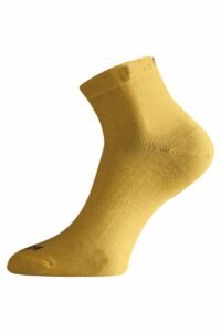 Lasting WAS 640 hořčicové ponožky z merino vlny Velikost: (34-37) S