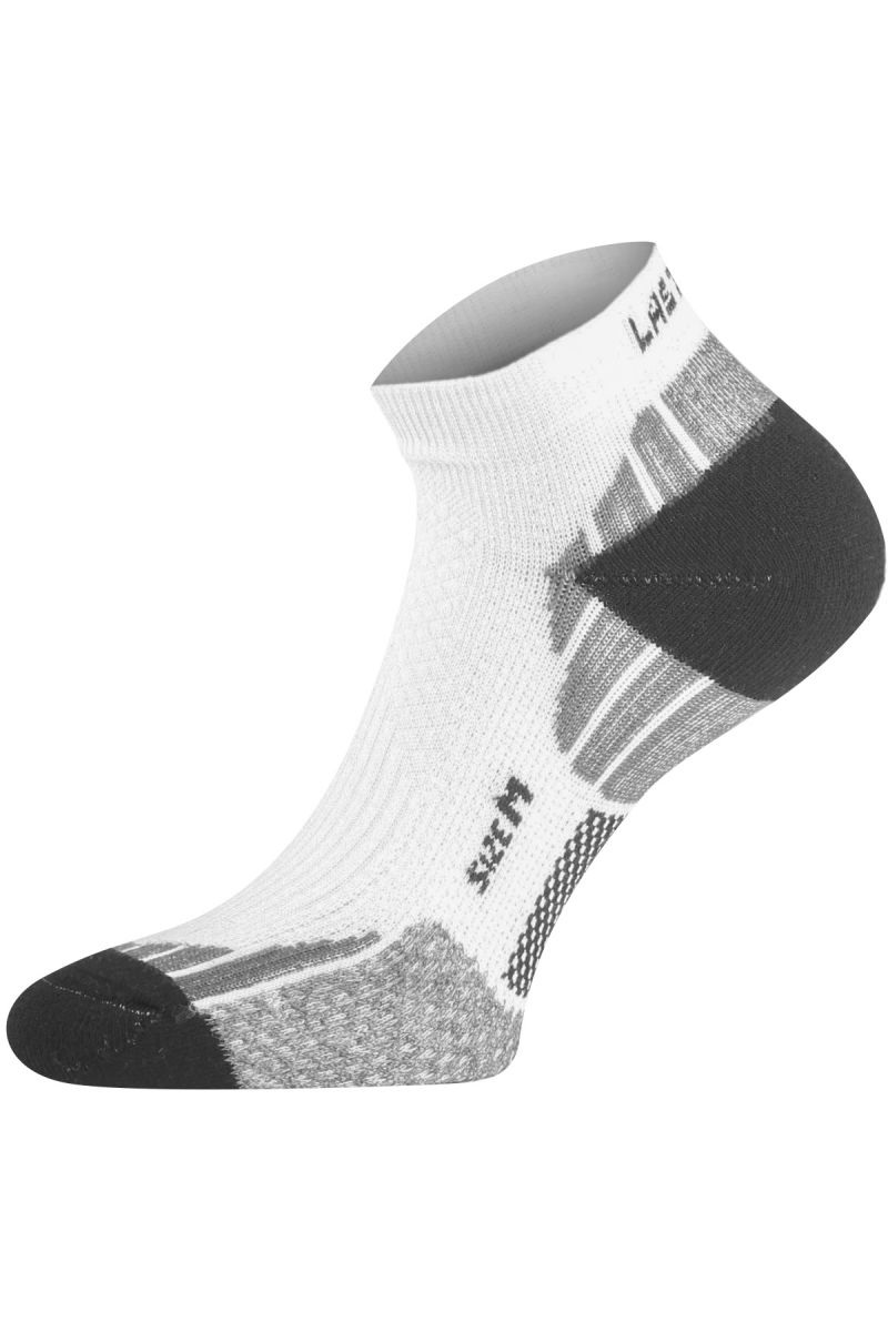 Lasting ATS ponožky pro aktivní sport 009 bílá Velikost: (46-49) XL