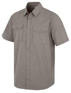 Husky Pánská košile s krátkým rukávem Grimy M šedá Velikost: XL
