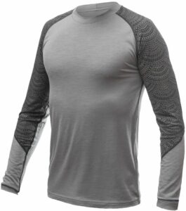SENSOR MERINO IMPRESS pánské triko dl.rukáv šedá/maori Velikost: XL