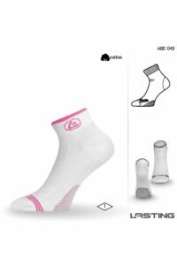 Lasting ABD ponožky pro aktivní sport 048 bílá Velikost: (42-45) L