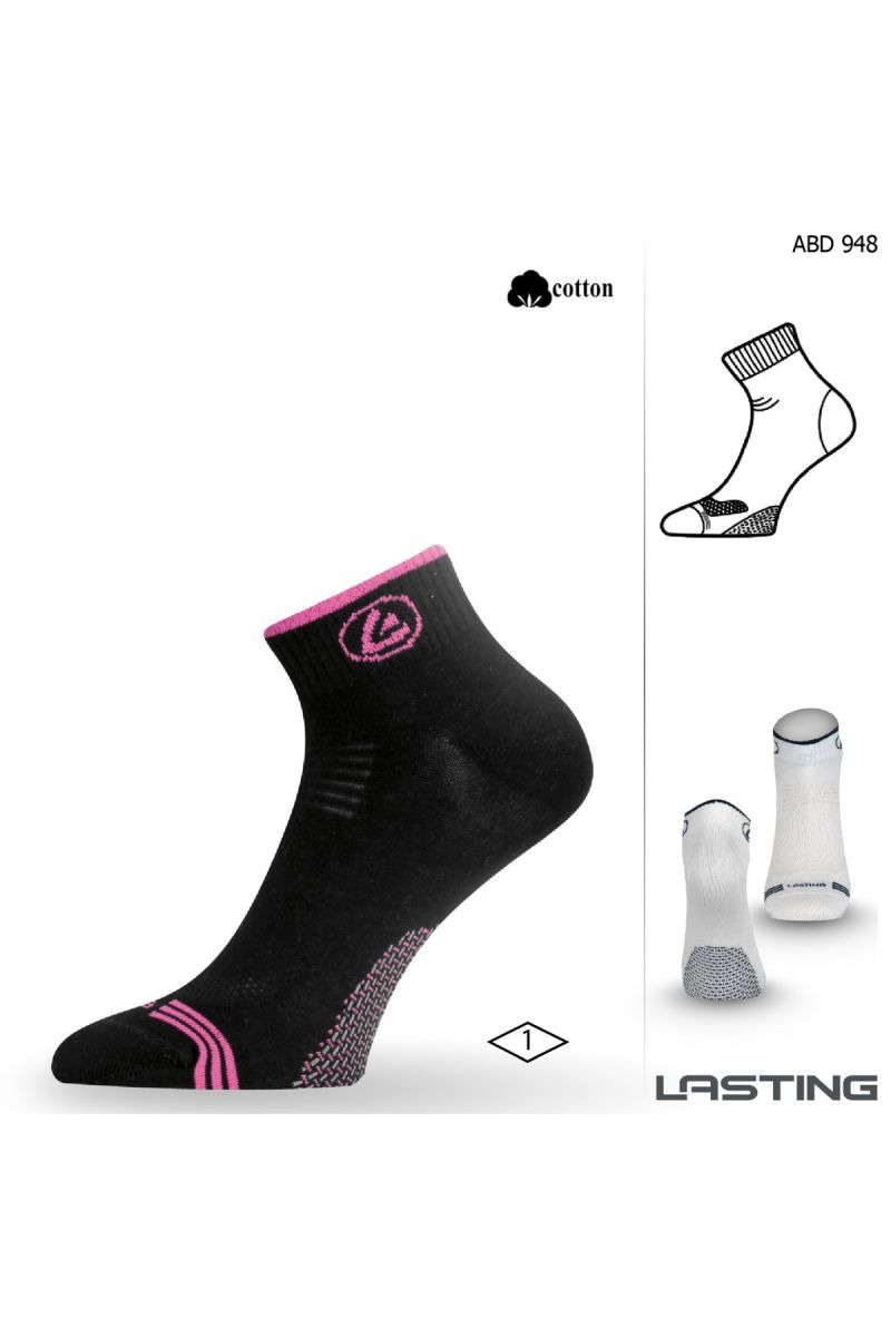 Lasting ABD ponožky pro aktivní sport 948 černá Velikost: (34-37) S