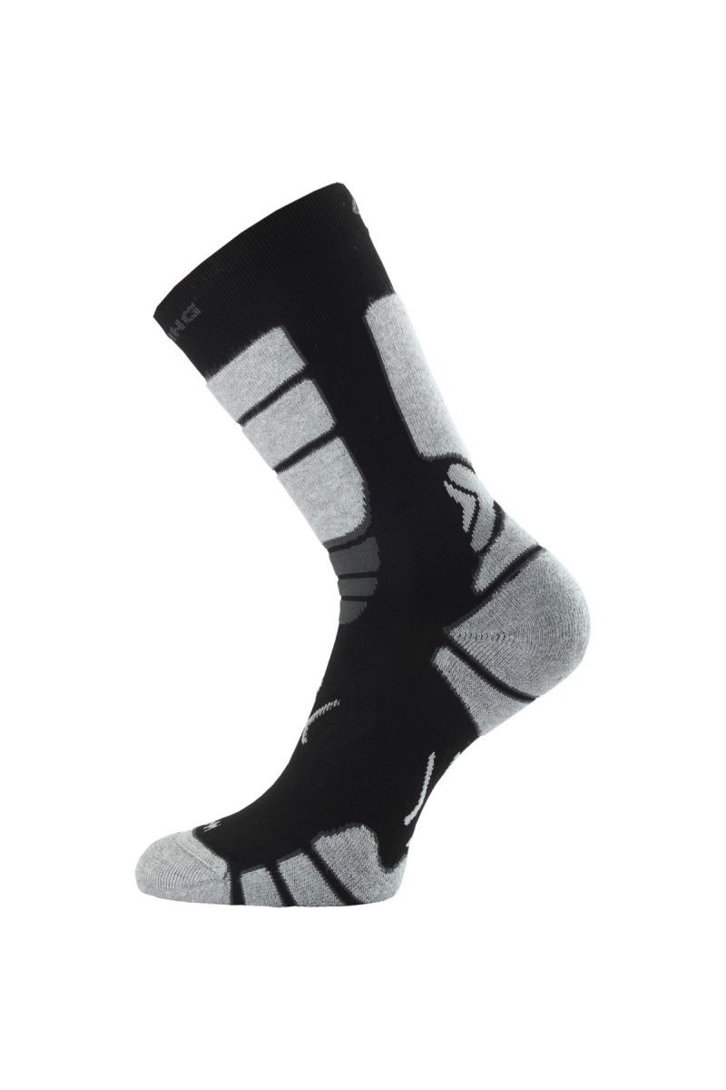 Lasting ILR 908 černá Středně dlouhá inlinová ponožka Velikost: (42-45) L