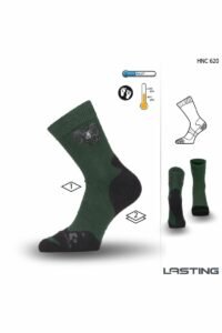 Lasting Myslivecká ponožka HNC 620 zelená Velikost: (46-49) XL