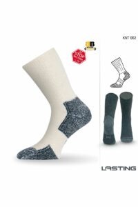 Lasting KNT 002 bílá funkční ponožky Velikost: (34-37) S