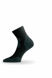 Lasting TKI 908 černá trekingová ponožka Velikost: (34-37) S