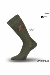 Lasting Bavlněná ponožka LFSK 620 zelená Velikost: (42-45) L