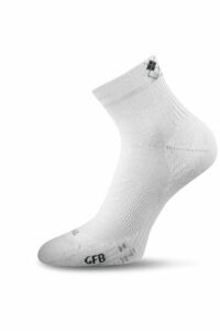 Lasting GFB 001 bílé bavlněné ponožky Velikost: (46-49) XL