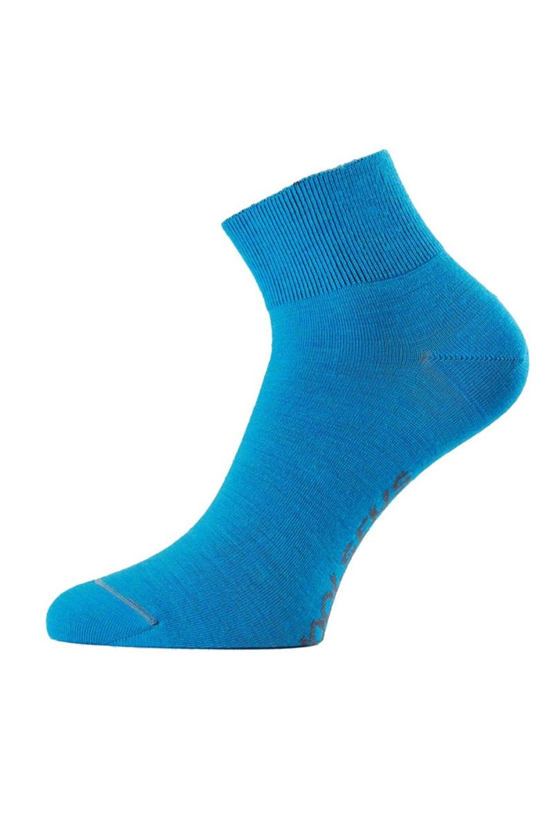 Lasting merino ponožky FWE modré Velikost: (42-45) L