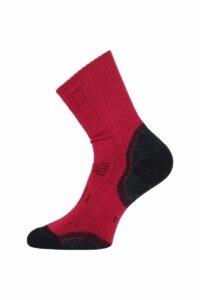 Lasting merino ponožky TKA červené Velikost: (34-37) S