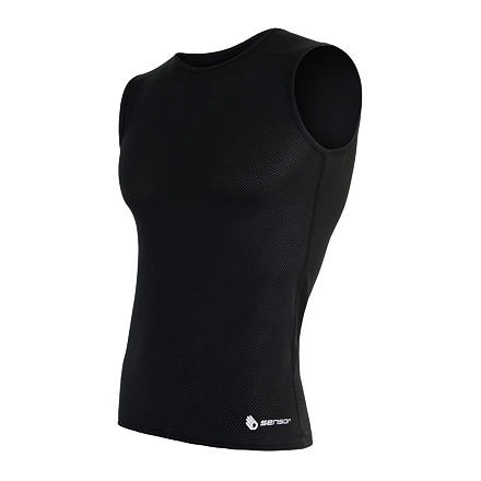 SENSOR COOLMAX AIR pánské triko bez rukávů černá Velikost: XL