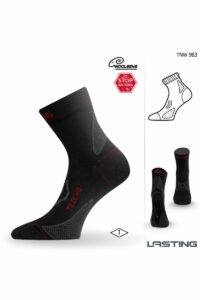 Lasting TNW 983 černá merino ponožka Velikost: (46-49) XL