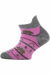Lasting dětské merino ponožky TJM růžové Velikost: (24-28) XXS