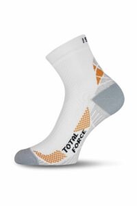 Lasting RTF 001 bílé běžecké ponožky Velikost: (46-49) XL
