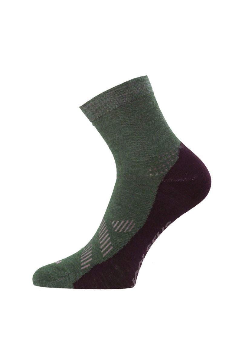 Lasting merino ponožky FWT zelené Velikost: (34-37) S