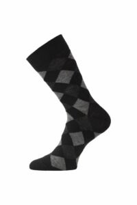 Lasting merino ponožky WPK černé Velikost: (42-45) L
