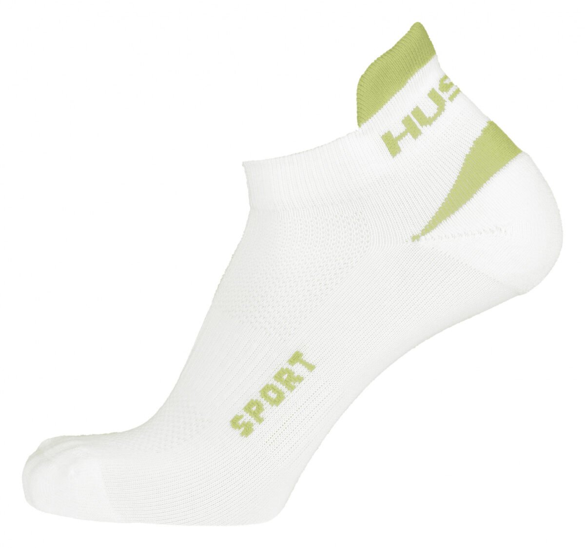 Husky Ponožky   Sport bílá/sv. zelená Velikost: XL (45-48)