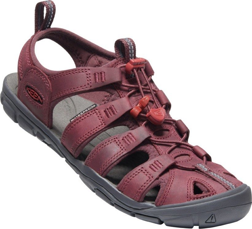Keen CLEARWATER CNX LEATHER WOMEN wine/red dahlia Velikost: 40