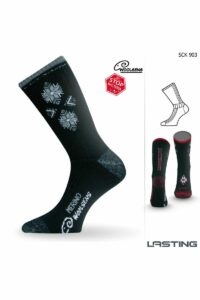 Lasting SCK 908 černá Lyžařské ponožky Velikost: (34-37) S