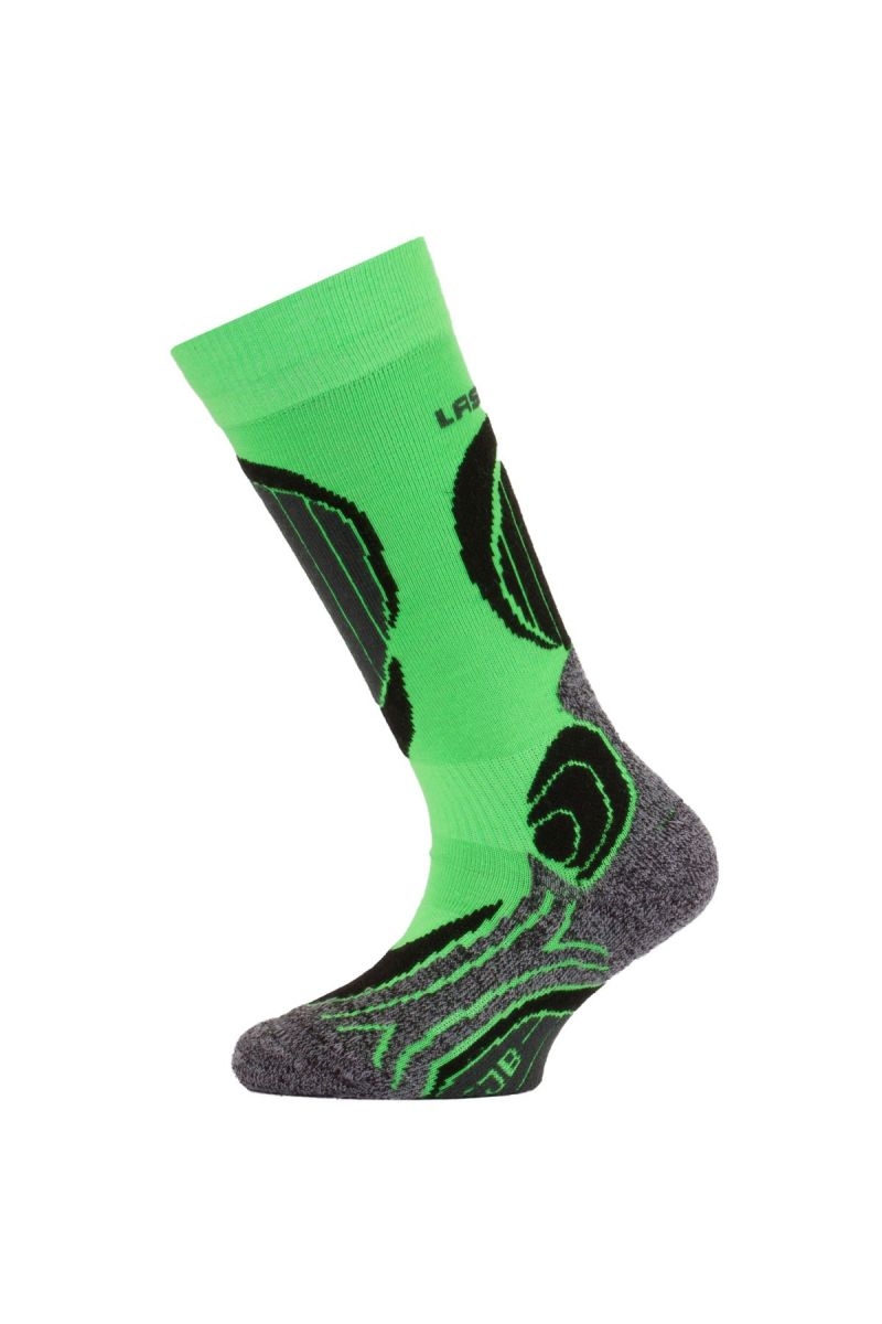 Lasting SJB 609 zelené dětské ponožky Velikost: (24-28) XXS