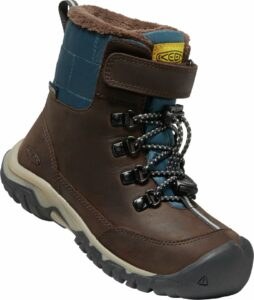 Keen GRETA BOOT WP YOUTH coffee bean/blue wing teal Velikost: 38