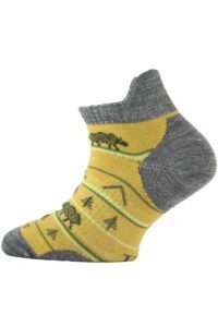 Lasting dětské merino ponožky TJM hořčicové Velikost: (29-33) XS