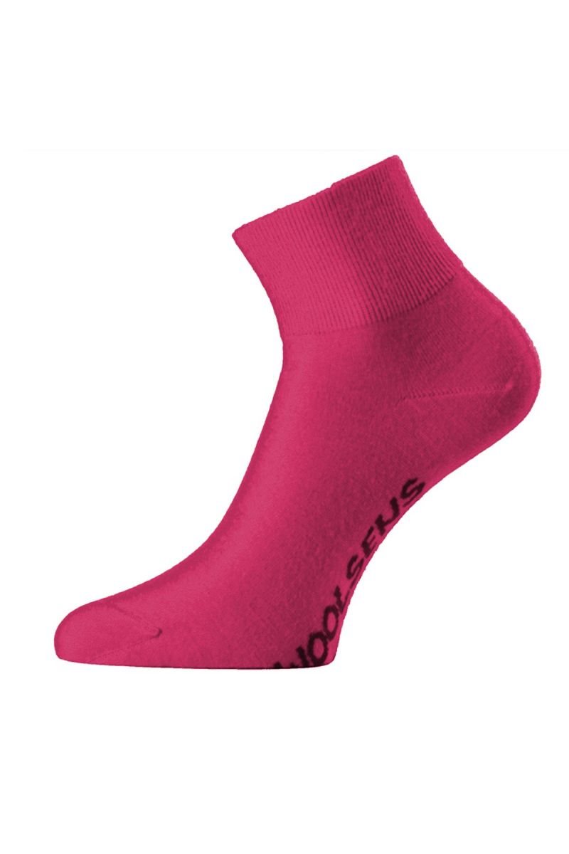 Lasting merino ponožky FWA růžová Velikost: (42-45) L