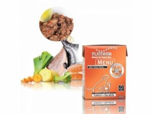 Platinum Natural Menu Turkey & Salmon - Krocan & Losos 375 g