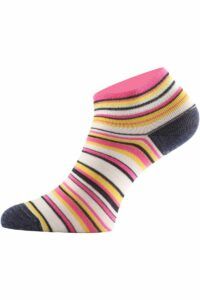Lasting funkční ponožky DUHA proužkované Velikost: (34-37) S