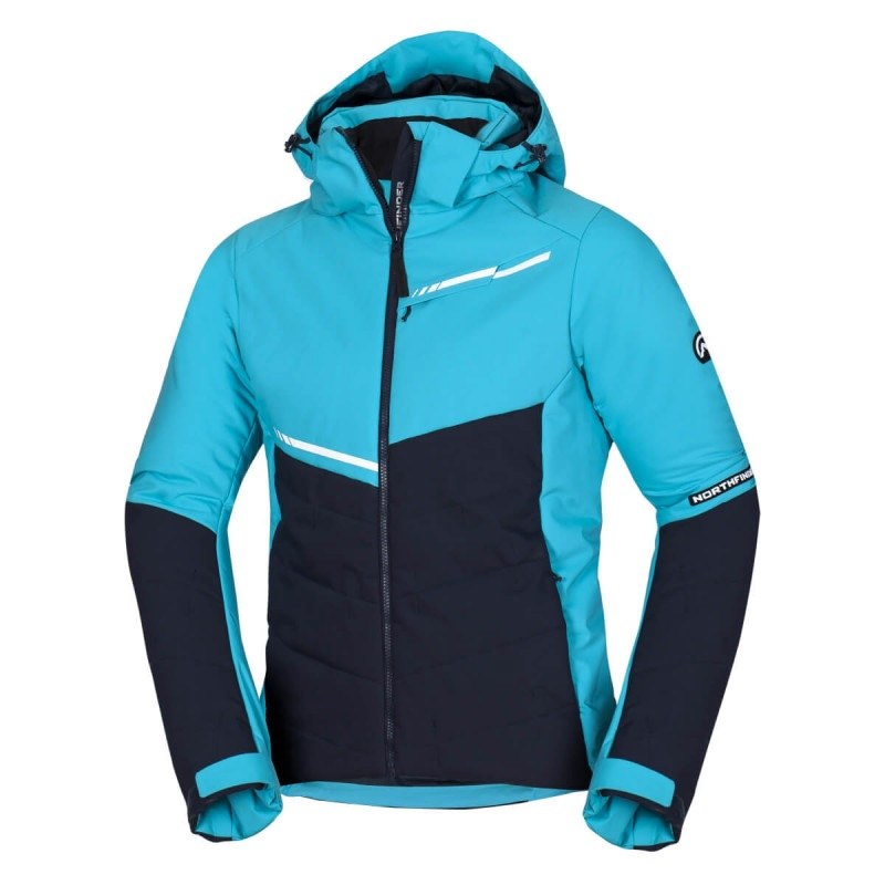 NORTHFINDER pánská lyžařská zateplená bunda NORTHIJN blue BU-3795SNW Velikost: XXL