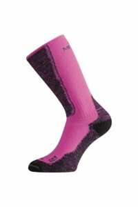 Lasting WSM 489 růžová merino ponožky Velikost: (34-37) S