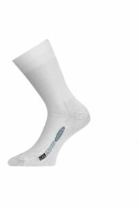 Lasting CXL 001 bílá trekingová ponožka Velikost: (46-49) XL