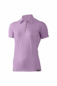 Lasting dámská merino polo košile ALISA fialová Velikost: L