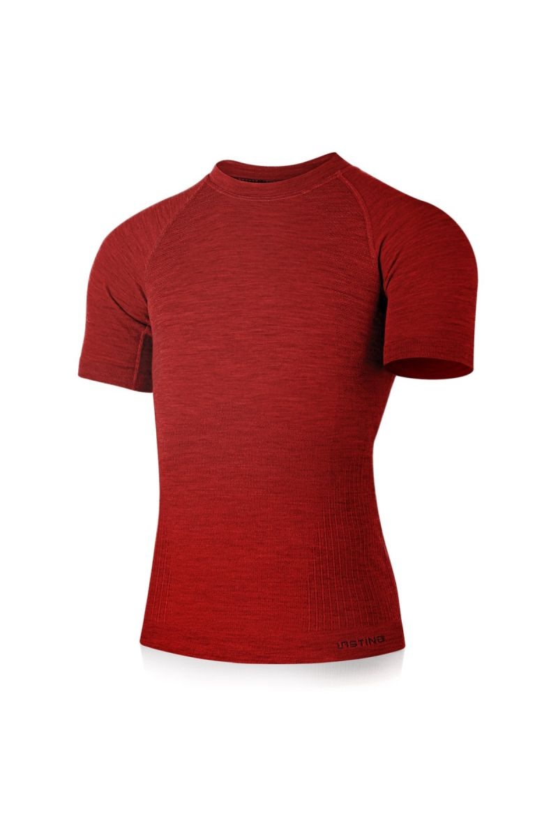 Lasting pánské merino triko MABEL červené Velikost: L/XL