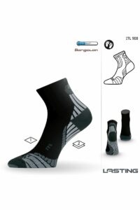Lasting ITL 908 černá terkingová ponožka Velikost: (46-49) XL