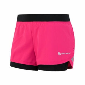 SENSOR TRAIL dámské šortky růžová/černá Velikost: M